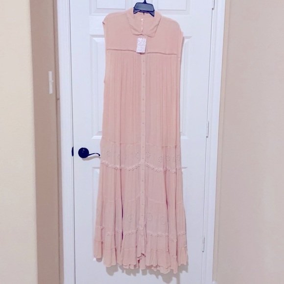 NWT Free People Pretty Cozy Maxi Dress - Picture 9 of 15